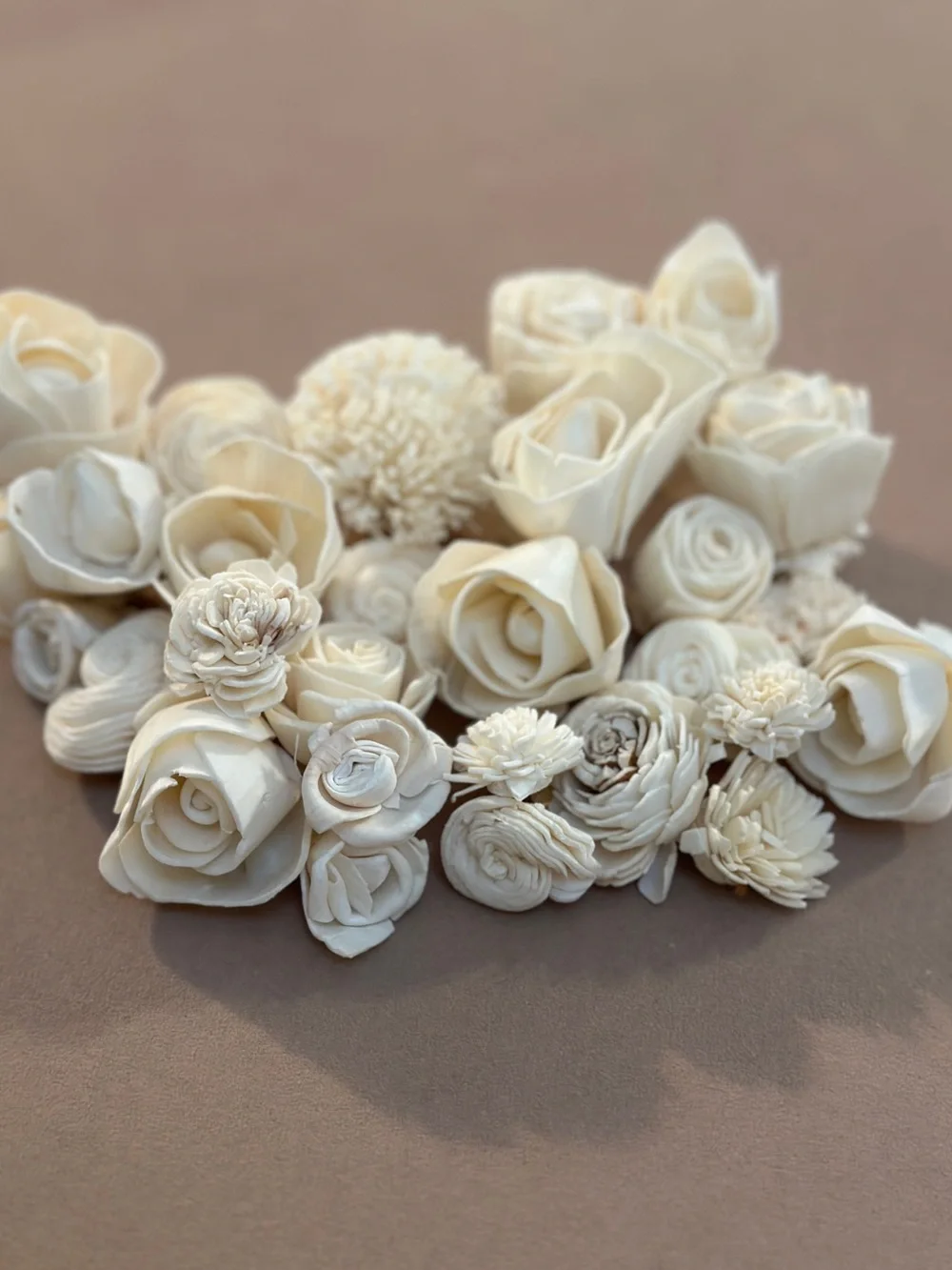 MINI Sola Wood Flowers - Small - Set of 28 - boho hippie Decor wedding party